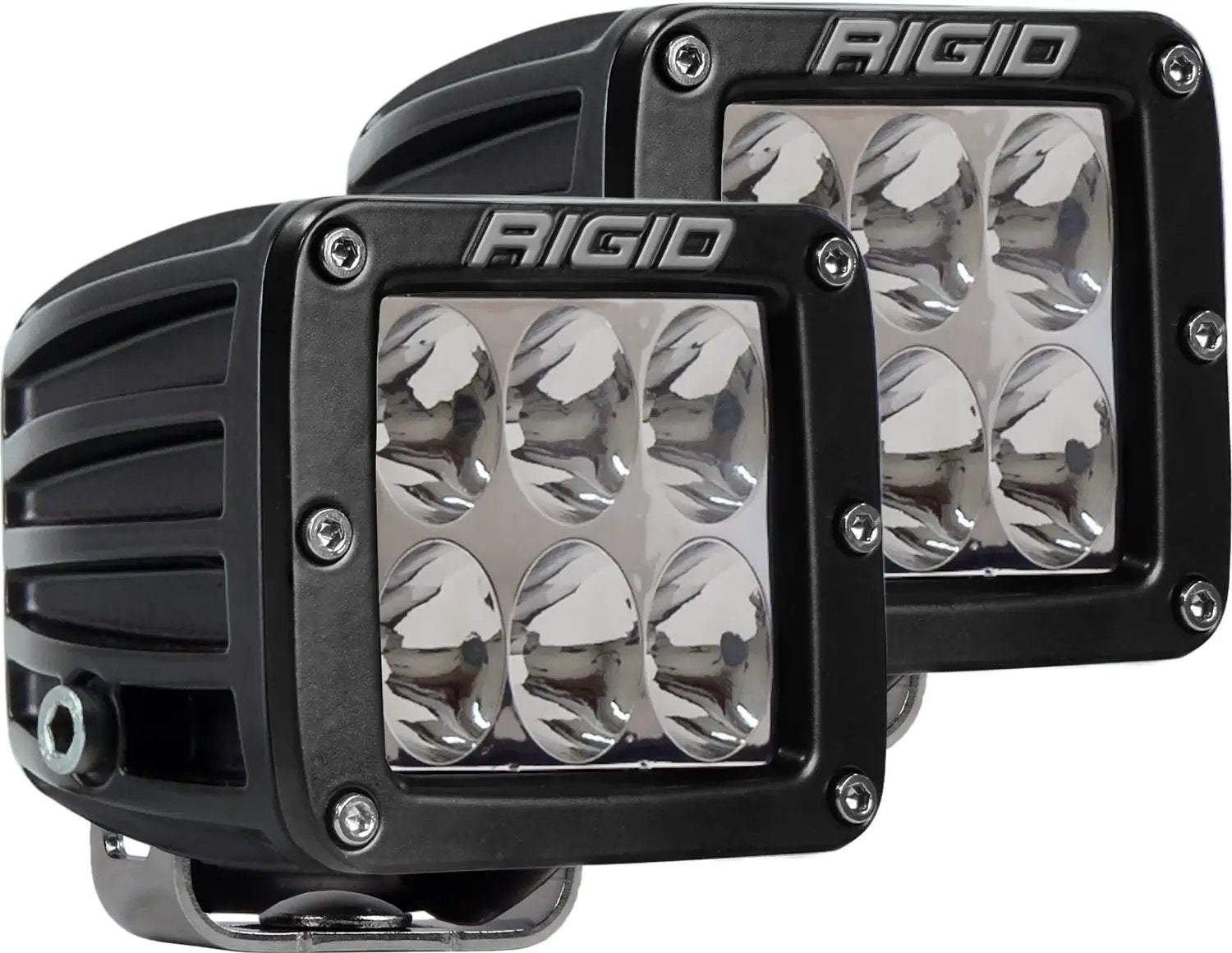 RIGID Industries D-Series PRO LED Light, Driving Optic, Surface Mount, Black Housing, Pair by RIGID Industries