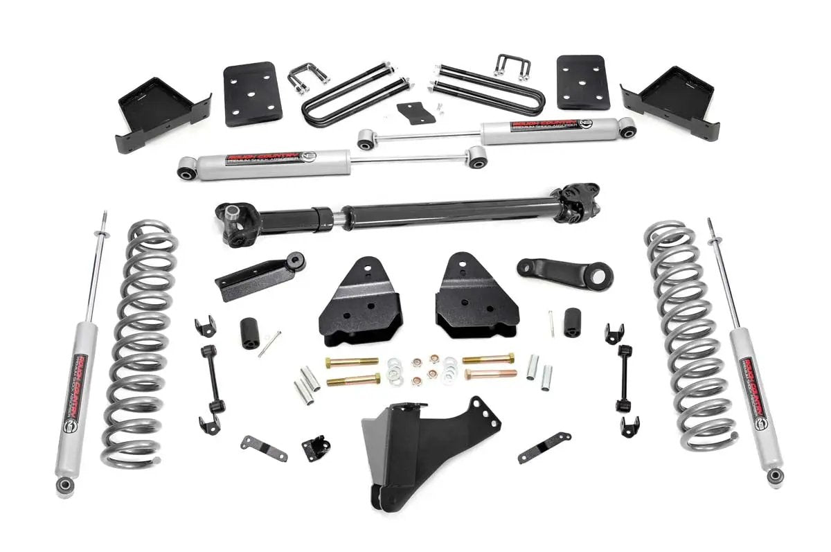 Rough Country 6 Inch Lift Kit | OVLDS | D/S | Ford F-250/F-350 Super Duty 4WD (2017-2022) by Rough Country
