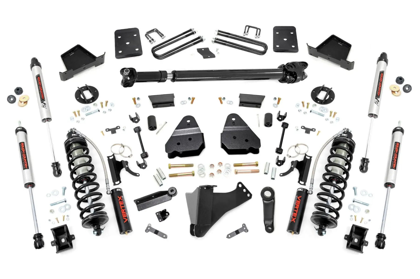 Rough Country 6 Inch Lift Kit | Diesel | FR D/S | C/O V2 | Ford F-250/F-350 Super Duty (17-22) by Rough Country