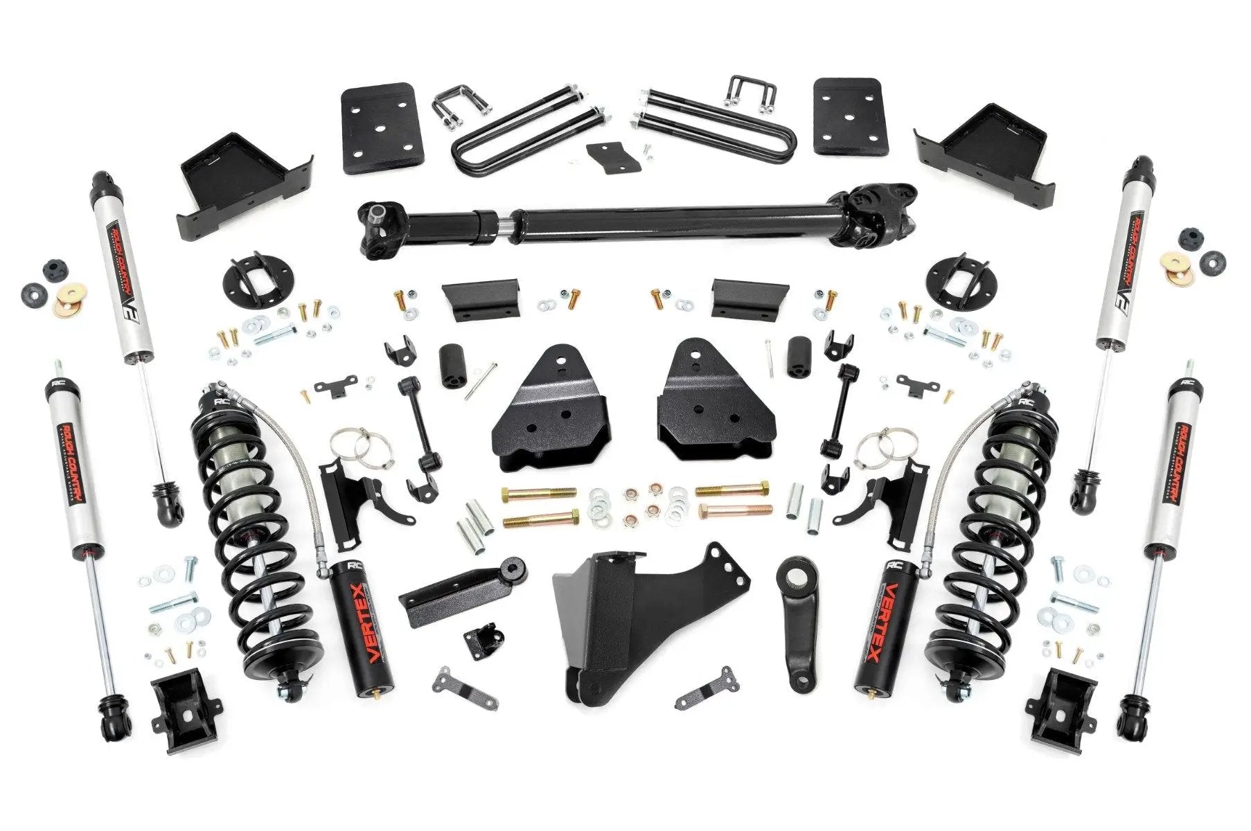 Rough Country 6 Inch Lift Kit | OVLDS | D/S | C/O V2 | Ford F-250/F-350 Super Duty (17-22) by Rough Country