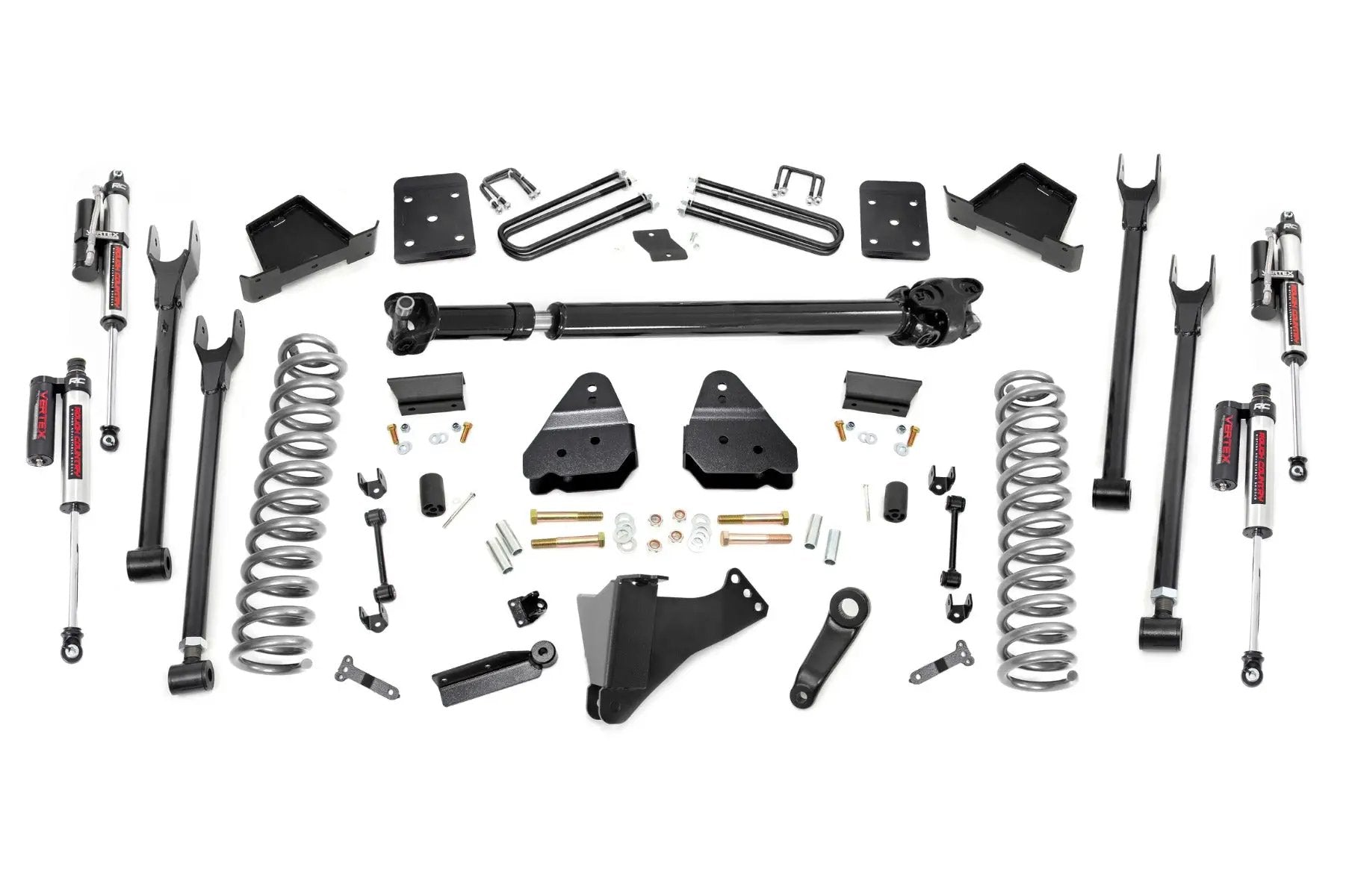 Rough Country 6 Inch Lift Kit | Diesel | 4 Link | D/S | Vertex | Ford F-250/F-350 Super Duty (17-22) by Rough Country