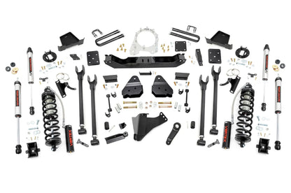 Rough Country 6 Inch Lift Kit | Diesel | 4 Link | OVLD | Ford F-250/F-350 Super Duty (17-22) by Rough Country
