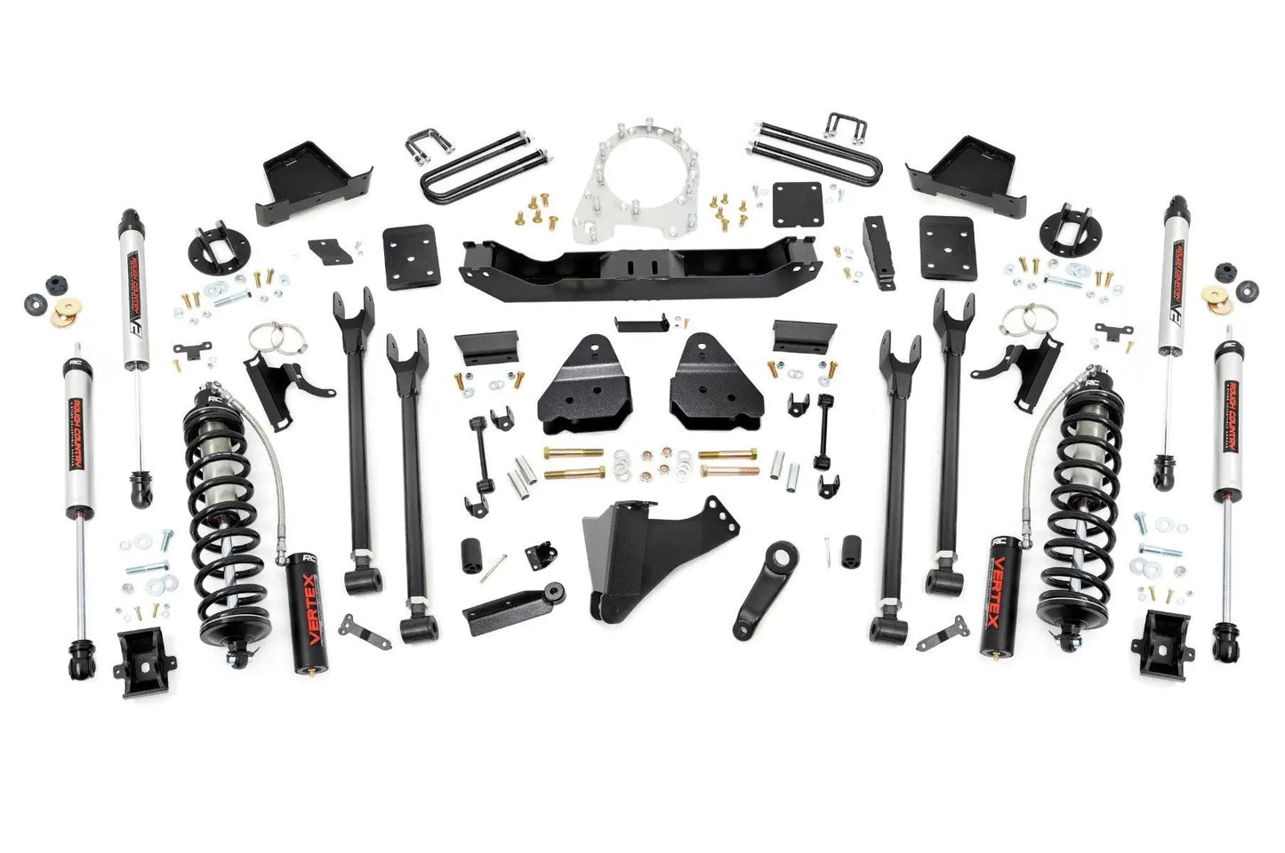 Rough Country 6 Inch Lift Kit | 4-Link | No OVLD | C/O V2 | Ford F-250/F-350 Super Duty (17-22) by Rough Country