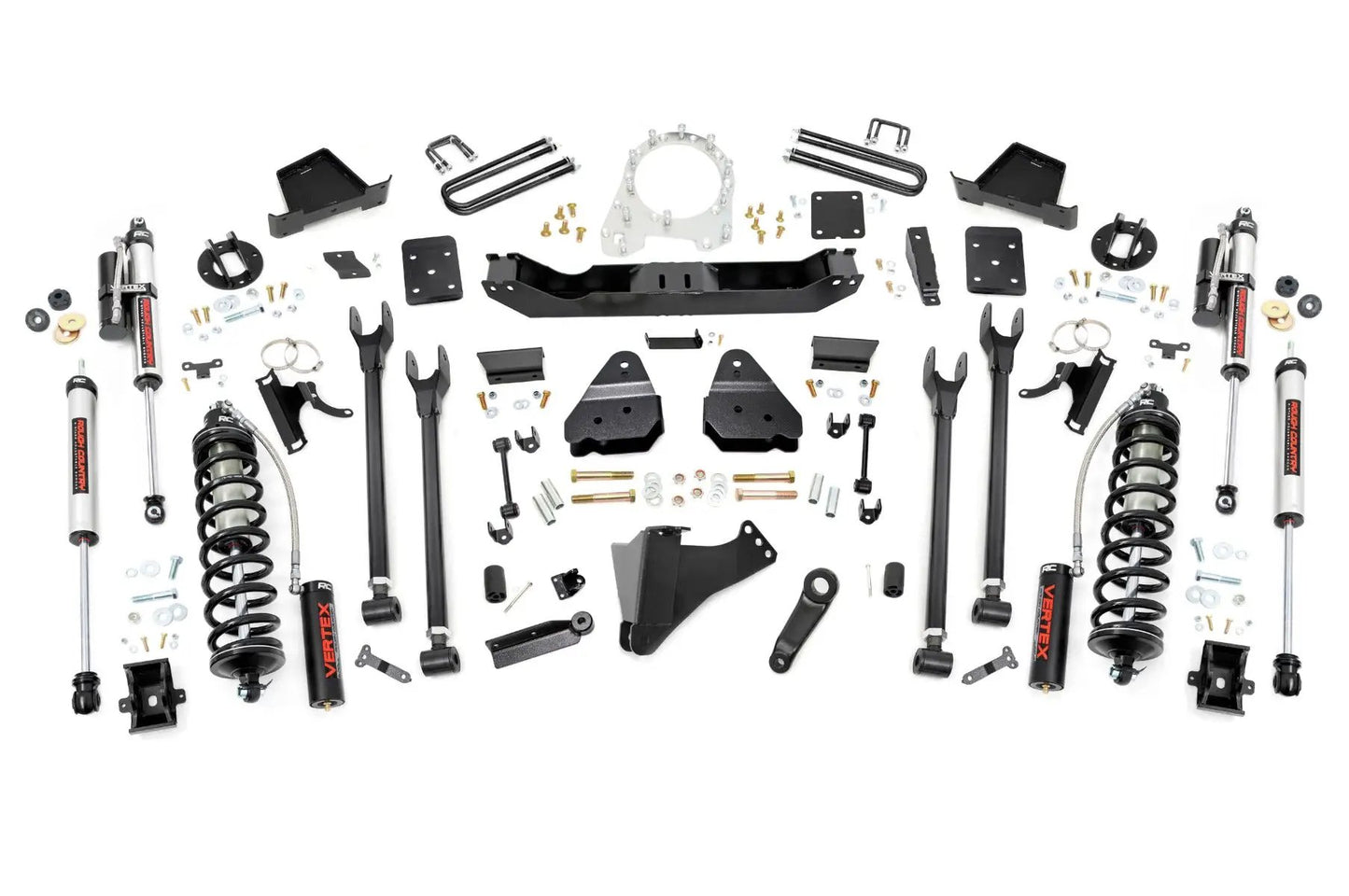 Rough Country 6 Inch Lift Kit | Diesel | 4-Link | C/O Vertex | Ford F-250/F-350 Super Duty (17-22) by Rough Country