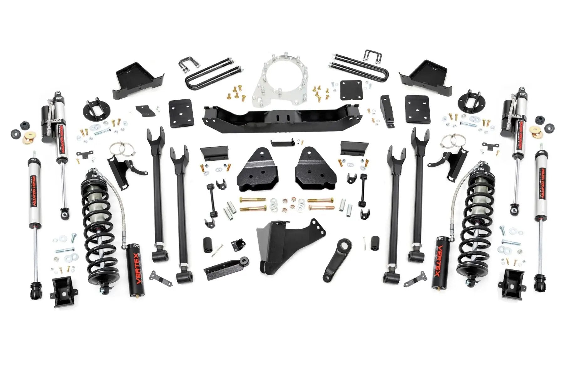 Rough Country 6 Inch Lift Kit | Diesel | 4 Link | OVLD | C/O Vertex | Ford F-250/F-350 Super Duty (17-22) by Rough Country