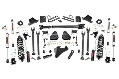 Rough Country 6 Inch Lift Kit | Diesel | 4-Link | FR D/S | C/O V2 | Ford F-250/F-350 Super Duty (17-22) by Rough Country