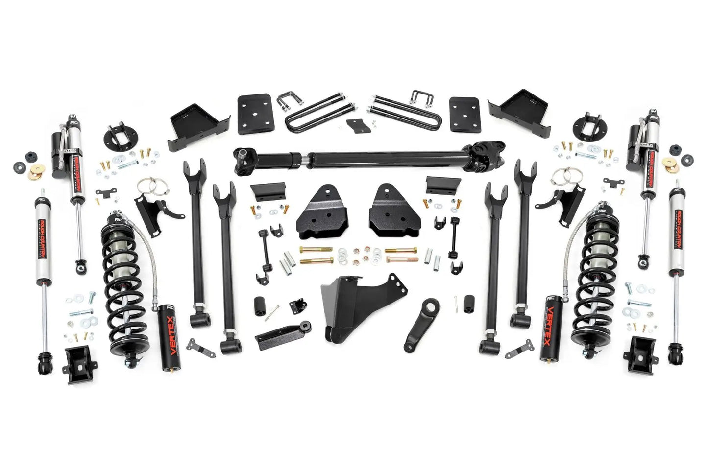 Rough Country 6 Inch Lift Kit | Diesel | 4-Link | FR D/S | C/O Vertex | Ford F-250/F-350 Super Duty (17-22) by Rough Country