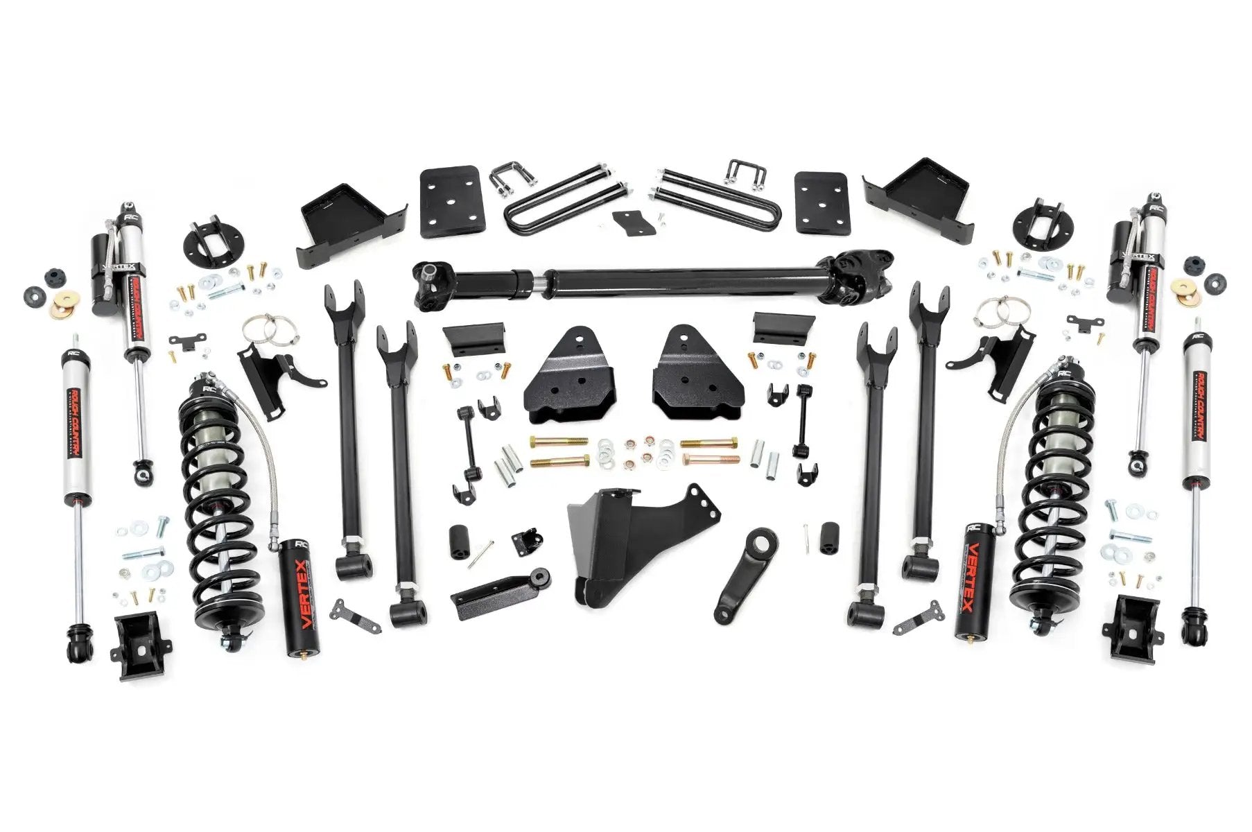 Rough Country 6 Inch Lift Kit | Diesel | 4 Link | D/S | C/O Vertex | Ford F-250/F-350 Super Duty (17-22) by Rough Country