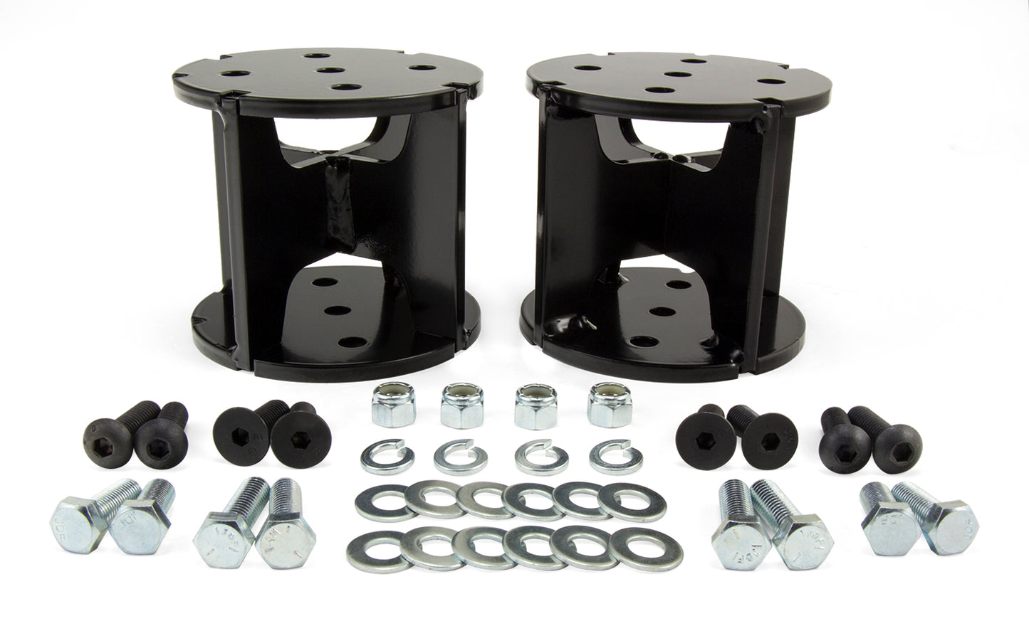 Air Lift Company now offers sets of Universal Air Spring Spacers, specifically designed to enable drivers of lifted pickups to add air suspension applications to their vehicles.