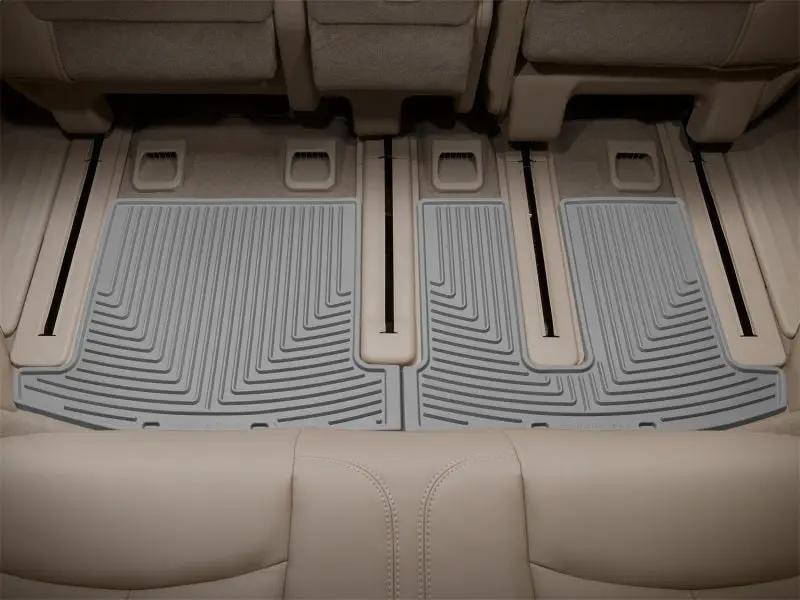 WeatherTech WT Rubber Mats - Rear - Grey by WeatherTech