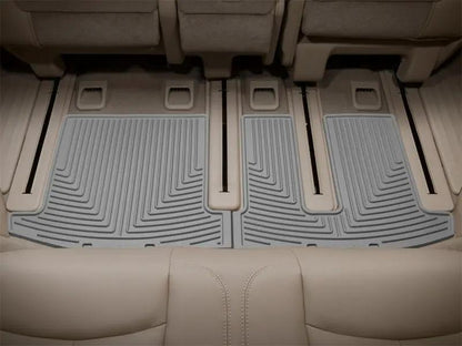 WeatherTech WT Rubber Mats - Rear - Grey by WeatherTech