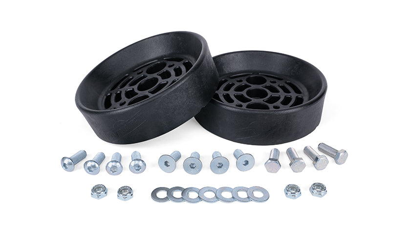 Air Lift Never sacrifice your towing ability, even if your truck is lifted. Our universal air spring cradle allows for full extension of the suspension, providing the air spring a place to set into on compression and during everyday driving.