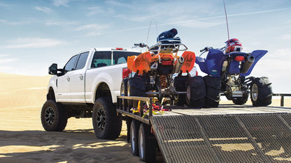 Air Lift Never sacrifice your towing ability, even if your truck is lifted. Our universal air spring cradle allows for full extension of the suspension, providing the air spring a place to set into on compression and during everyday driving.