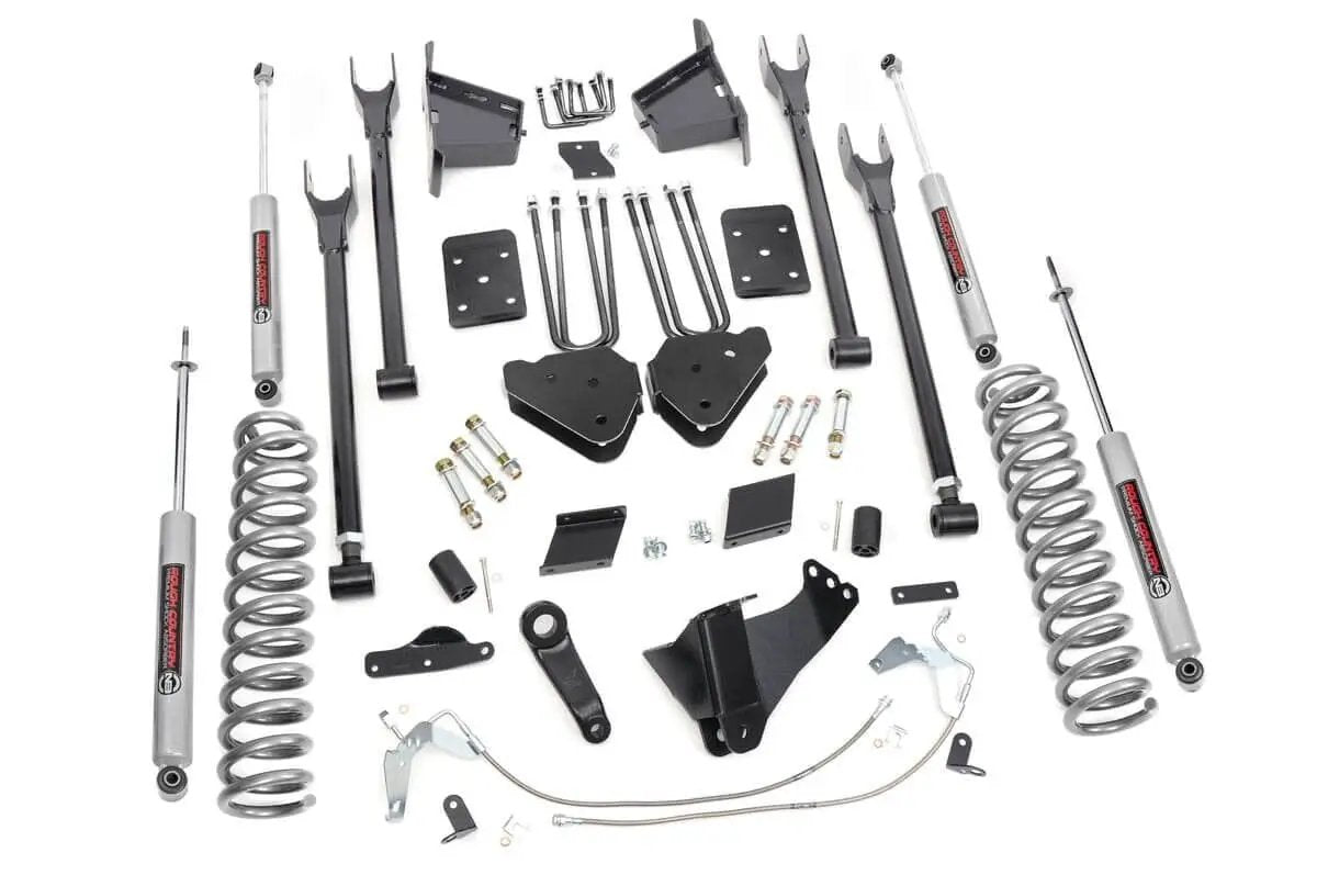 Rough Country 6 Inch Lift Kit |4-Link | No OVLD | Ford F-250 Super Duty 4WD (2015-2016) by Rough Country