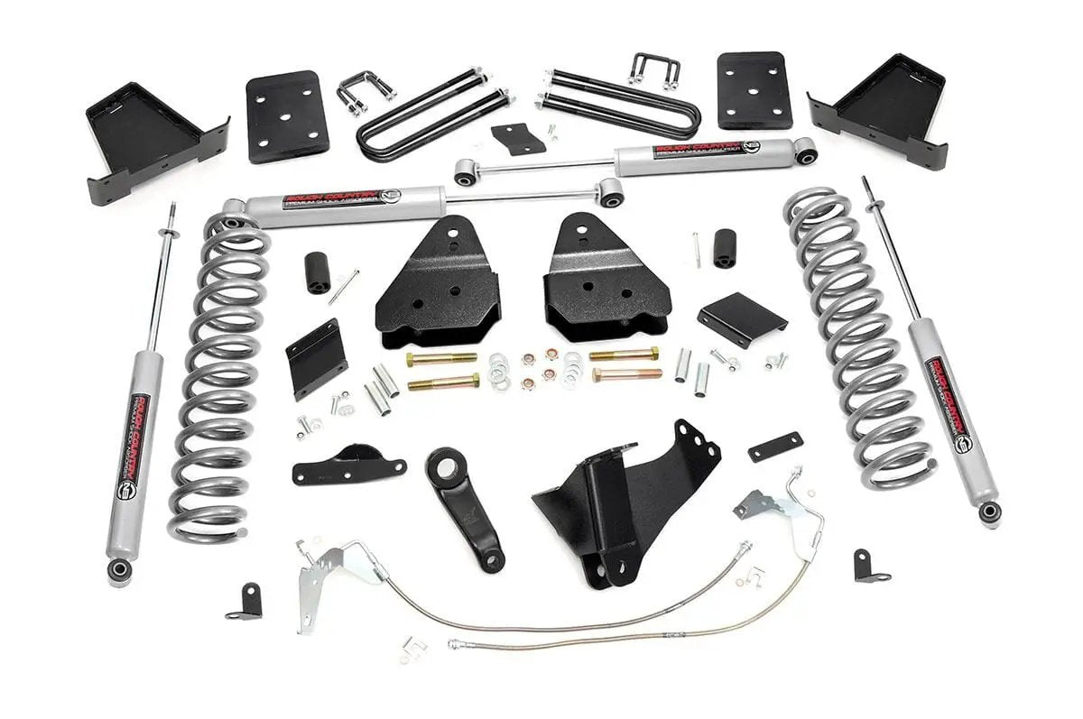 Rough Country 6 Inch Lift Kit | Diesel | No OVLD | Ford F-250 Super Duty 4WD (2015-2016) by Rough Country