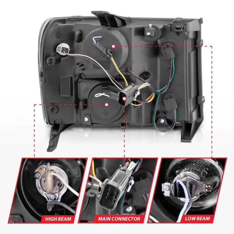 ANZO ANZ LED/Projector Headlights by ANZO