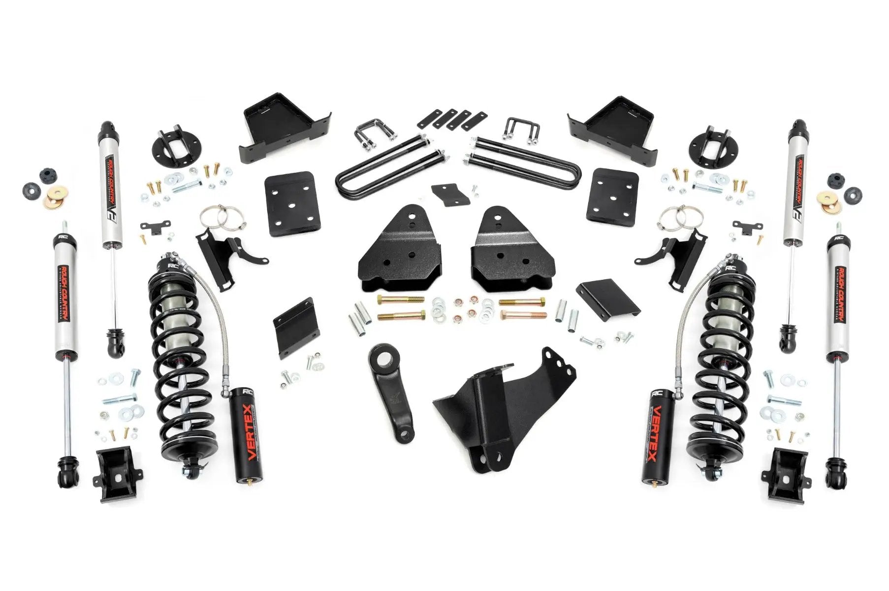 Rough Country 4.5 Inch Lift Kit | No OVLD | C/O V2 | Ford F-250 Super Duty 4WD (11-14) by Rough Country