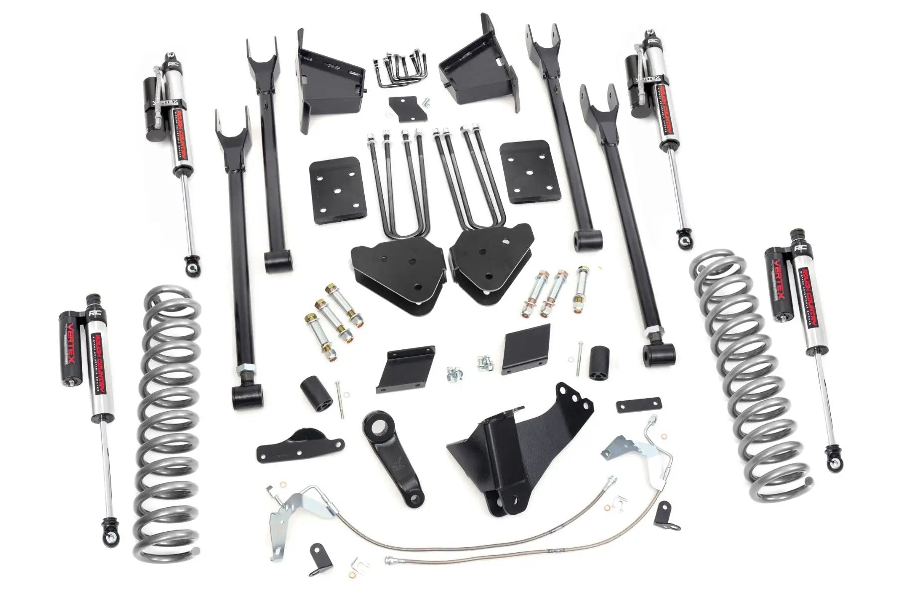Rough Country 6 Inch Lift Kit | 4 Link | OVLD | Vertex | Ford F-250 Super Duty 4WD (15-16) by Rough Country