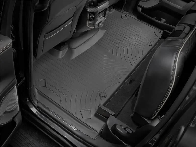 WeatherTech WT FloorLiner - Rear - Blk by WeatherTech