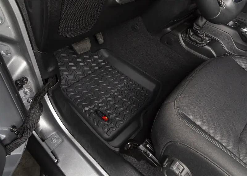 Rugged Ridge RUG Floor Liners - Black by Rugged Ridge
