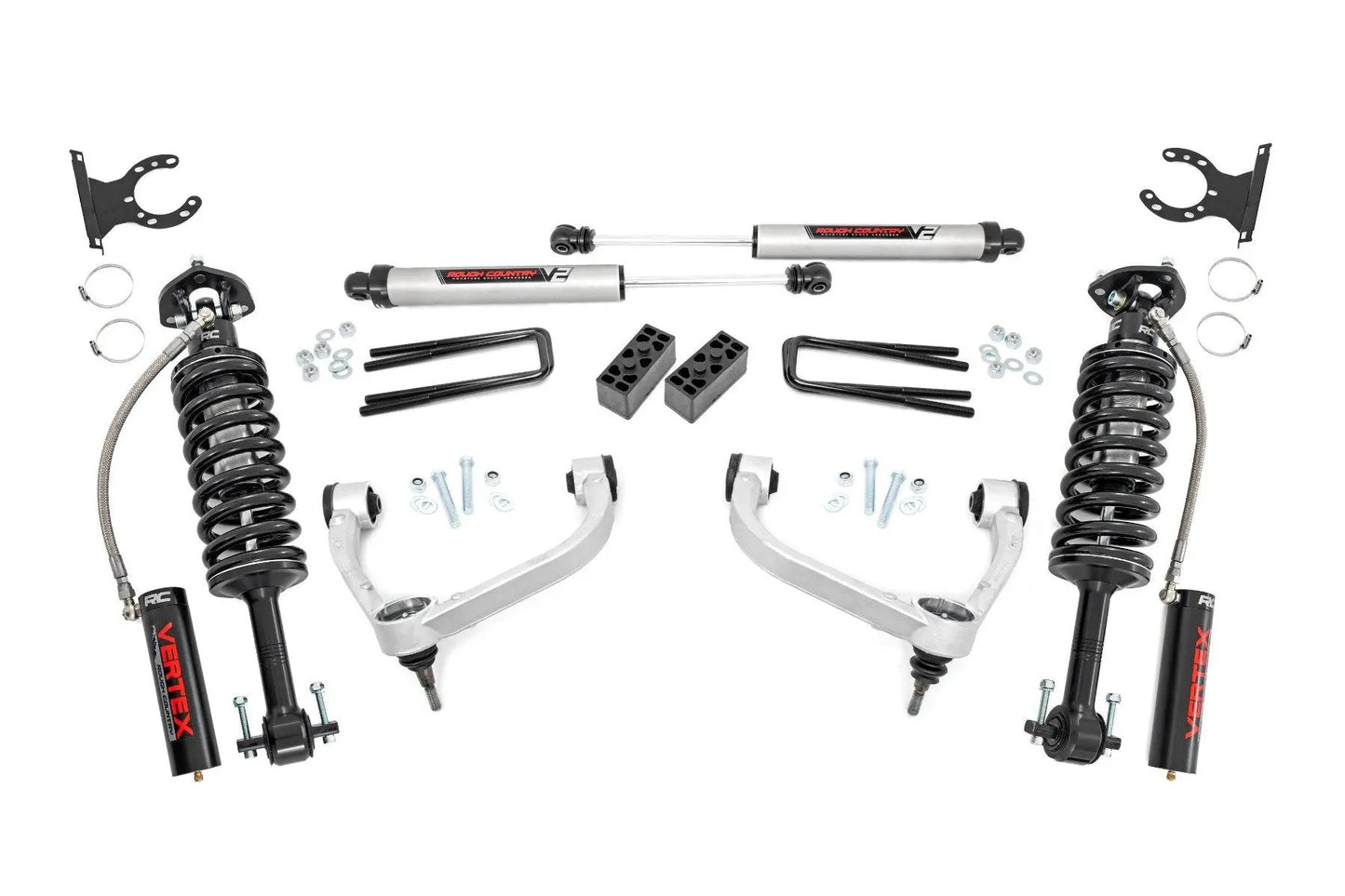 Rough Country 3 Inch Lift Kit | UCAs | Vertex/V2 | Ford F-150 4WD (2014-2020) by Rough Country