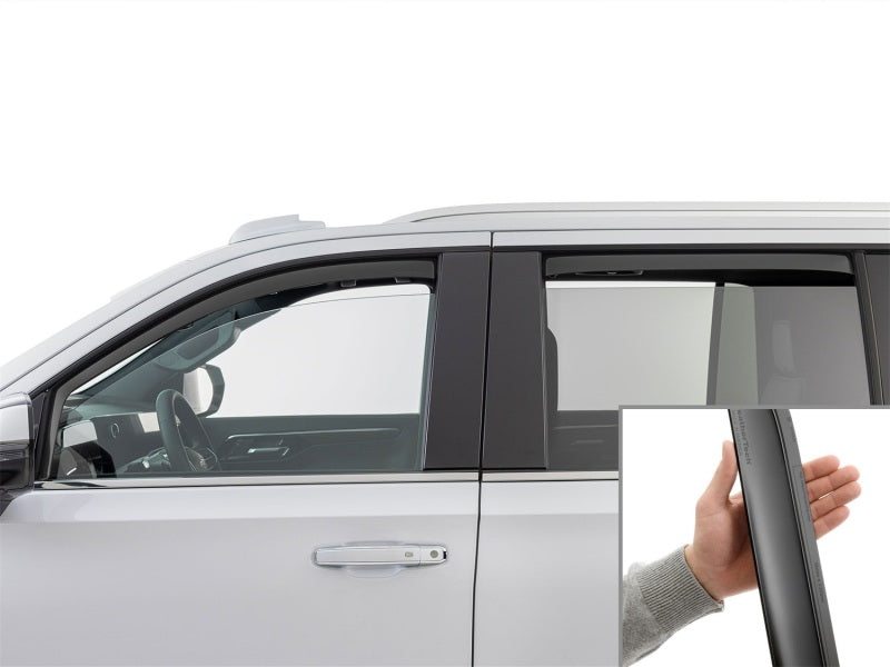 WeatherTech WT Deflector - Combo - Matte Black by WeatherTech