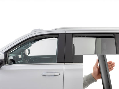 WeatherTech WT Deflector - Combo - Matte Black by WeatherTech