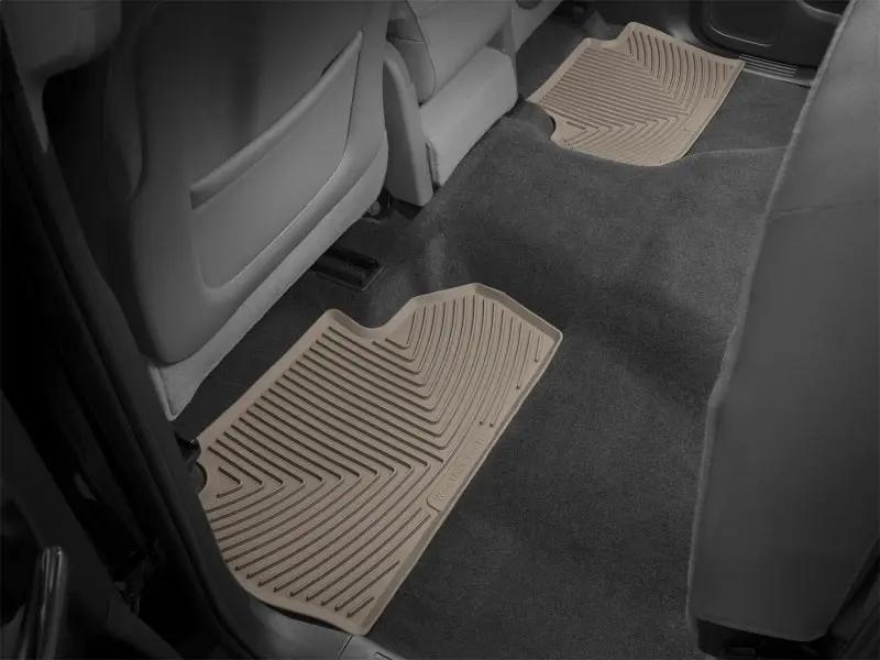 WeatherTech WT Rubber Mats - Rear - Tan by WeatherTech