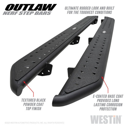 Westin WES Nerf Bars - Outlaw
