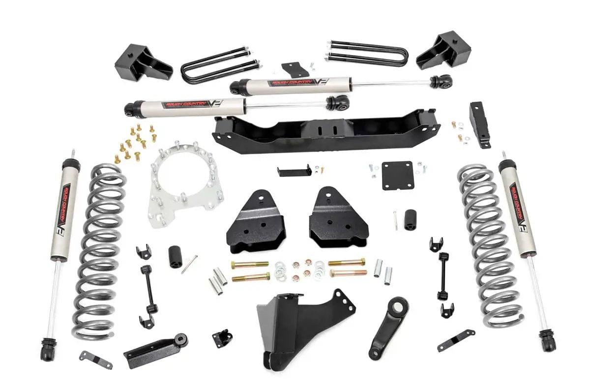 Rough Country 4.5 Inch Lift Kit | Dually | V2 | Ford F-350 Super Duty 4WD (2017-2022) by Rough Country