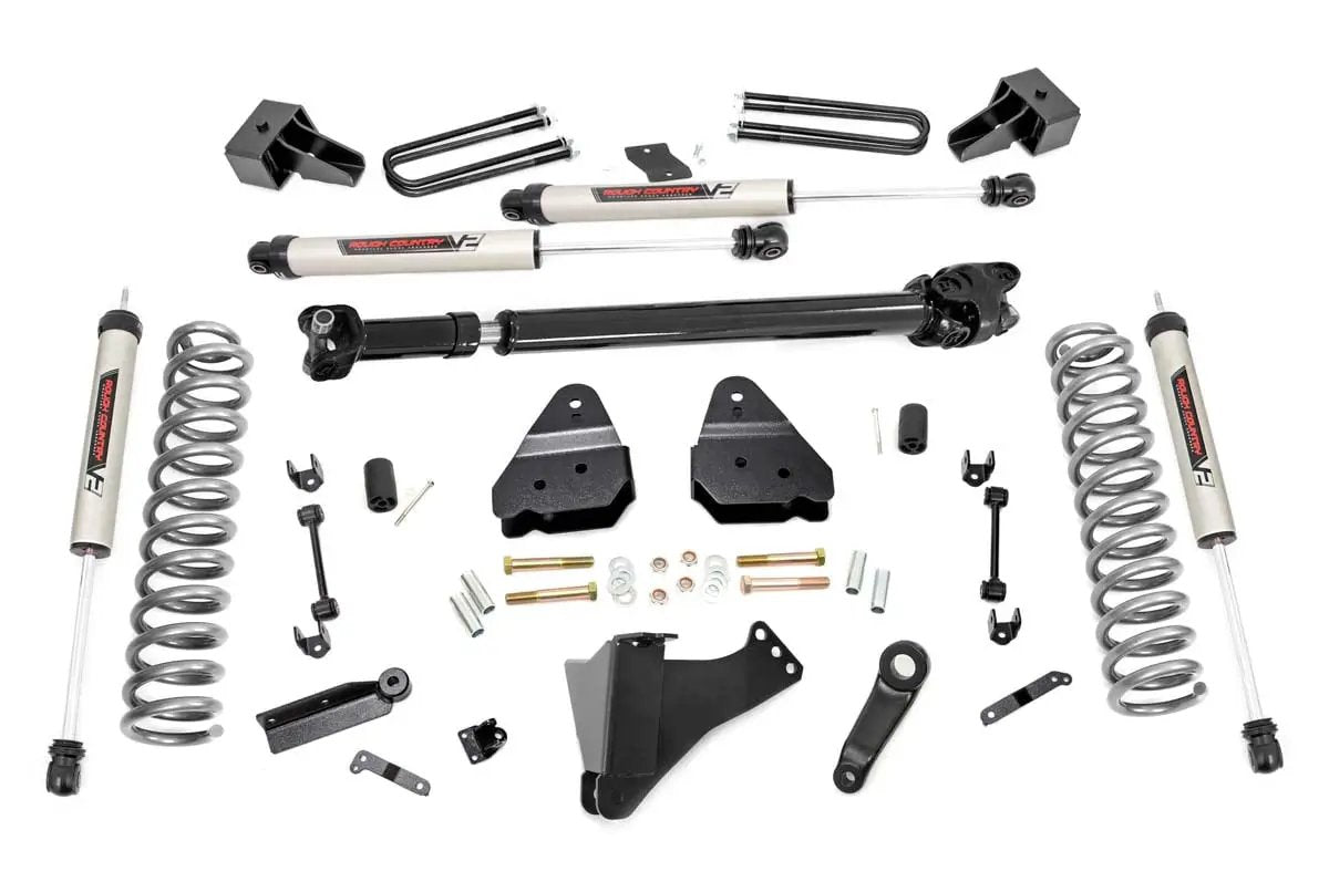 Rough Country 4.5 Inch Lift Kit | DRW | D/S | V2 | Ford F-350 Super Duty 4WD (2017-2022) by Rough Country