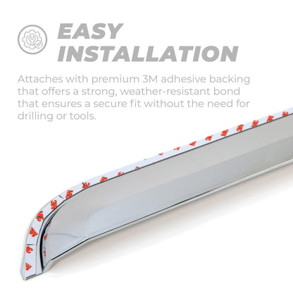 Putco PUT Element Chrm Window Visors