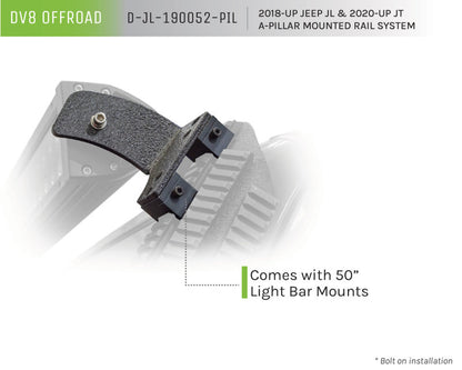 DV8 Offroad DVE Light Bar Mounts