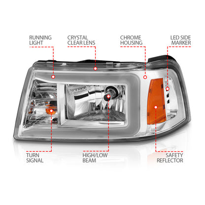 ANZO ANZ Crystal Headlights by ANZO