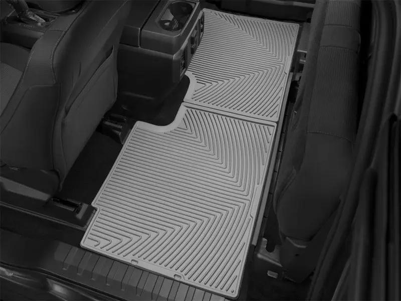 WeatherTech WT Rubber Mats - Rear - Grey by WeatherTech