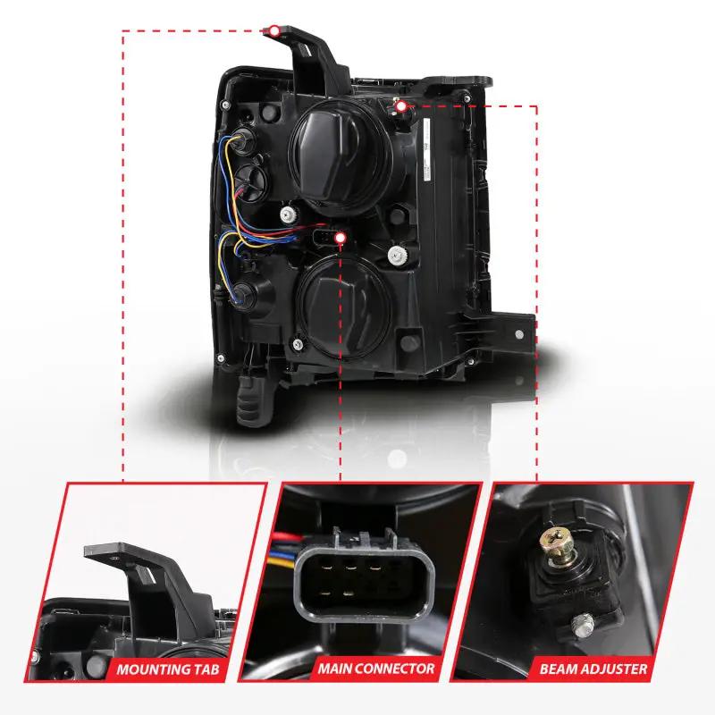 ANZO ANZ LED/Projector Headlights by ANZO