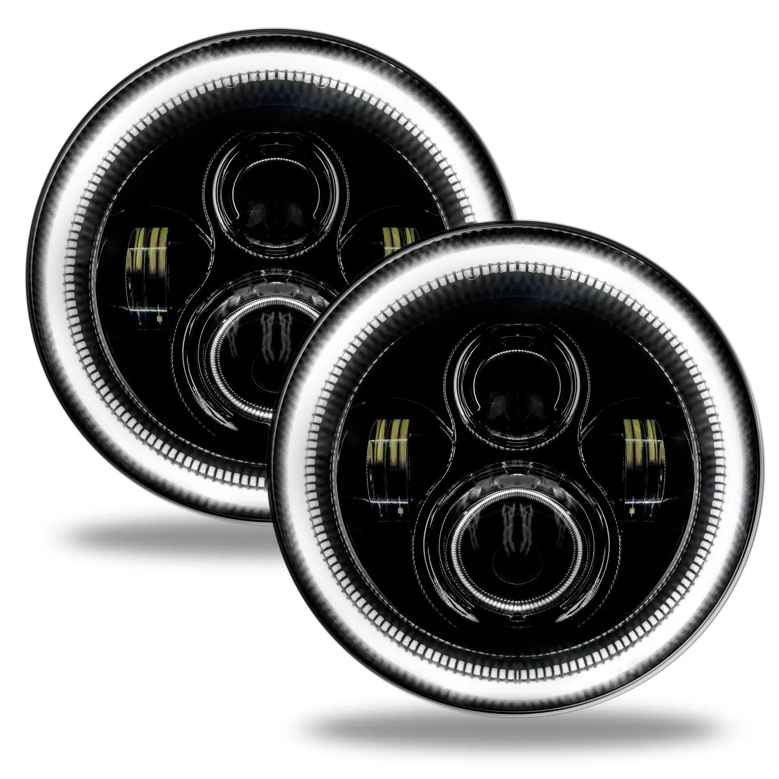ORACLE Lighting 7" High Powered LED Headlights - Black Bezel by Oracle Lighting