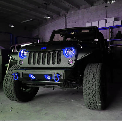 ORACLE Lighting 7" High Powered LED Headlights - Black Bezel - Dynamic ColorSHIFT by Oracle Lighting