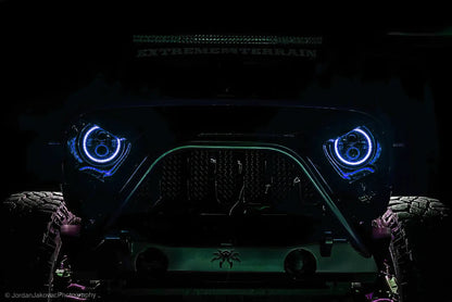 ORACLE Lighting 7" High Powered LED Headlights - Black Bezel - Dynamic ColorSHIFT by Oracle Lighting