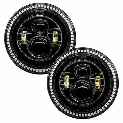 ORACLE Lighting 7" High Powered LED Headlights - Black Bezel by Oracle Lighting
