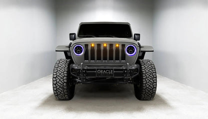 ORACLE Lighting Jeep Wrangler JL/Gladiator JT 7in. High Powered LED Headlights (Pair) Dynamci ColorSHIFT by Oracle Lighting
