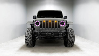 ORACLE Lighting Jeep Wrangler JL/Gladiator JT 7in. High Powered LED Headlights (Pair) Dynamci ColorSHIFT by Oracle Lighting
