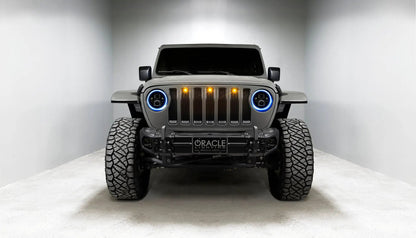 ORACLE Lighting Jeep Wrangler JL/Gladiator JT 7in. High Powered LED Headlights (Pair) Dynamci ColorSHIFT by Oracle Lighting