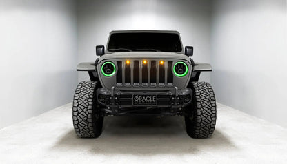 ORACLE Lighting Jeep Wrangler JL/Gladiator JT 7in. High Powered LED Headlights (Pair) Dynamci ColorSHIFT by Oracle Lighting