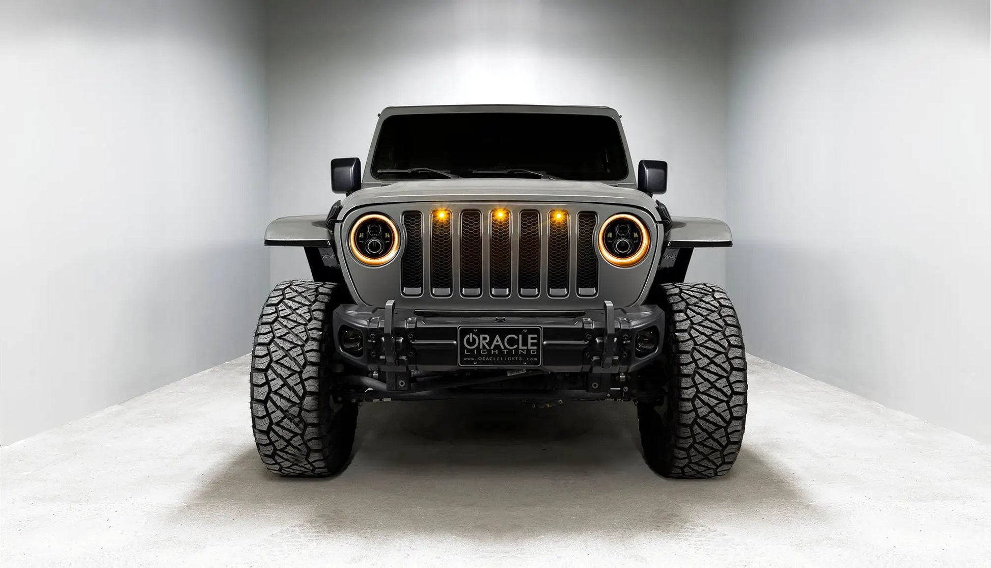 ORACLE Lighting Jeep Wrangler JL/Gladiator JT 7in. High Powered LED Headlights (Pair) Dynamci ColorSHIFT by Oracle Lighting