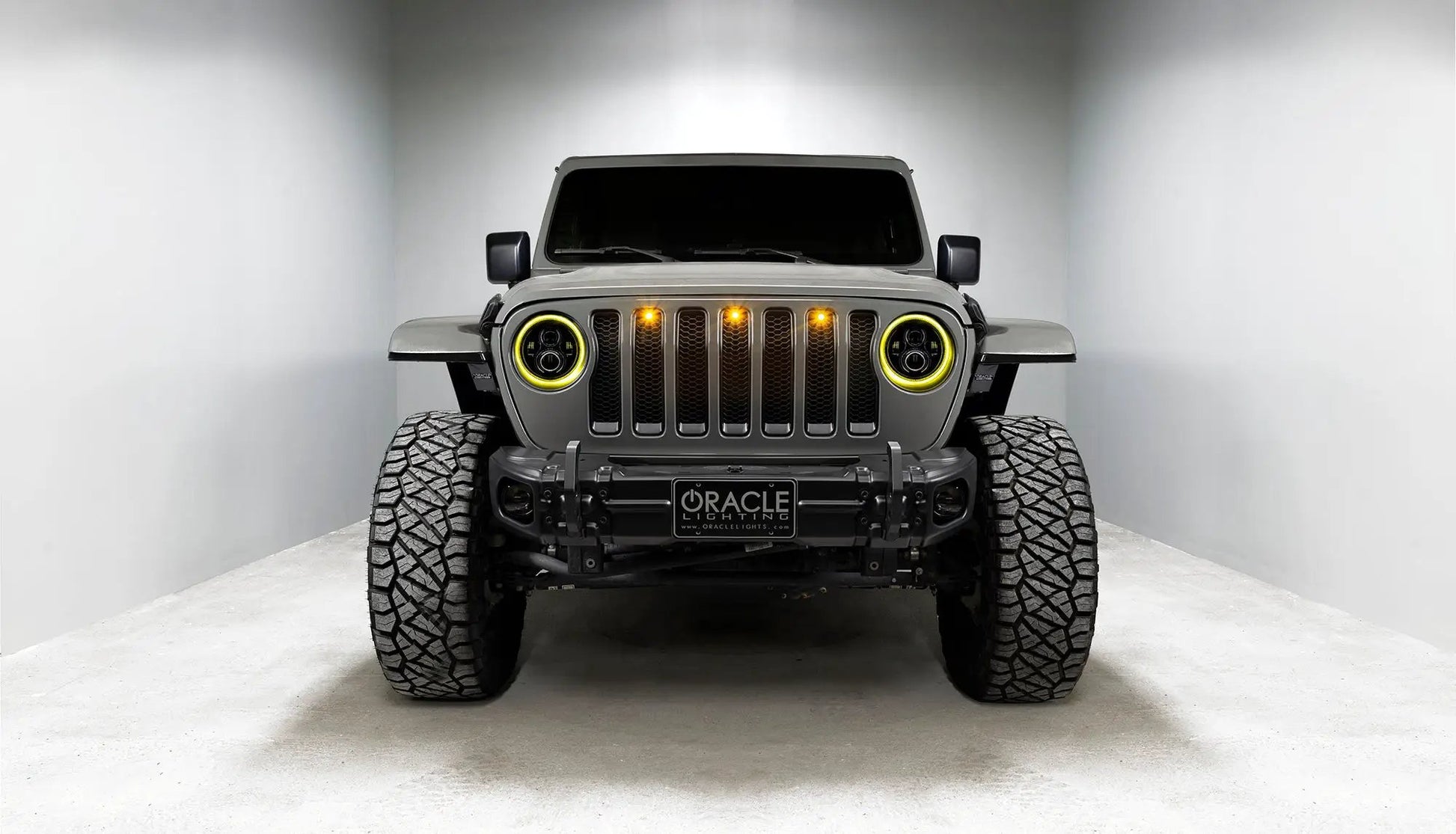 ORACLE Lighting Jeep Wrangler JL/Gladiator JT 7in. High Powered LED Headlights (Pair) Dynamci ColorSHIFT by Oracle Lighting
