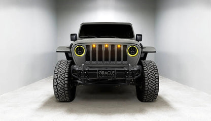 ORACLE Lighting Jeep Wrangler JL/Gladiator JT 7in. High Powered LED Headlights (Pair) Dynamci ColorSHIFT by Oracle Lighting