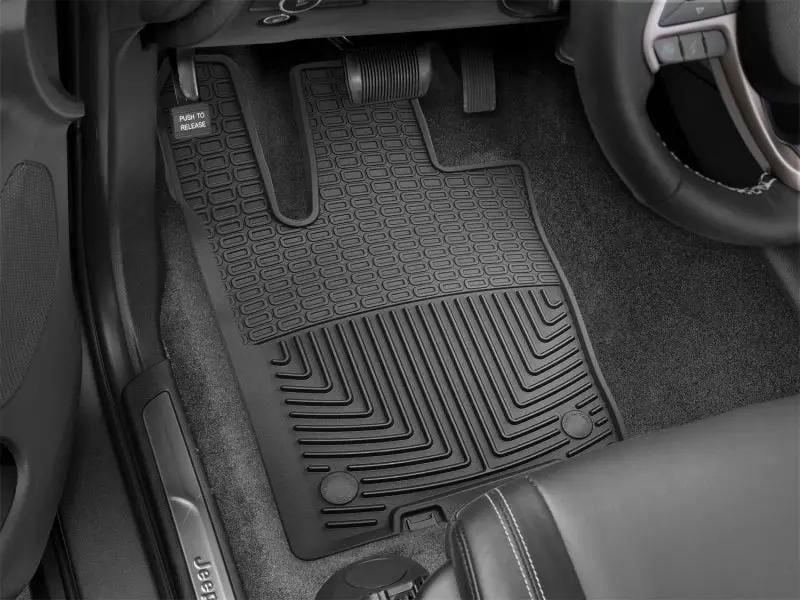 WeatherTech WT Rubber Mats - Front - Blk by WeatherTech