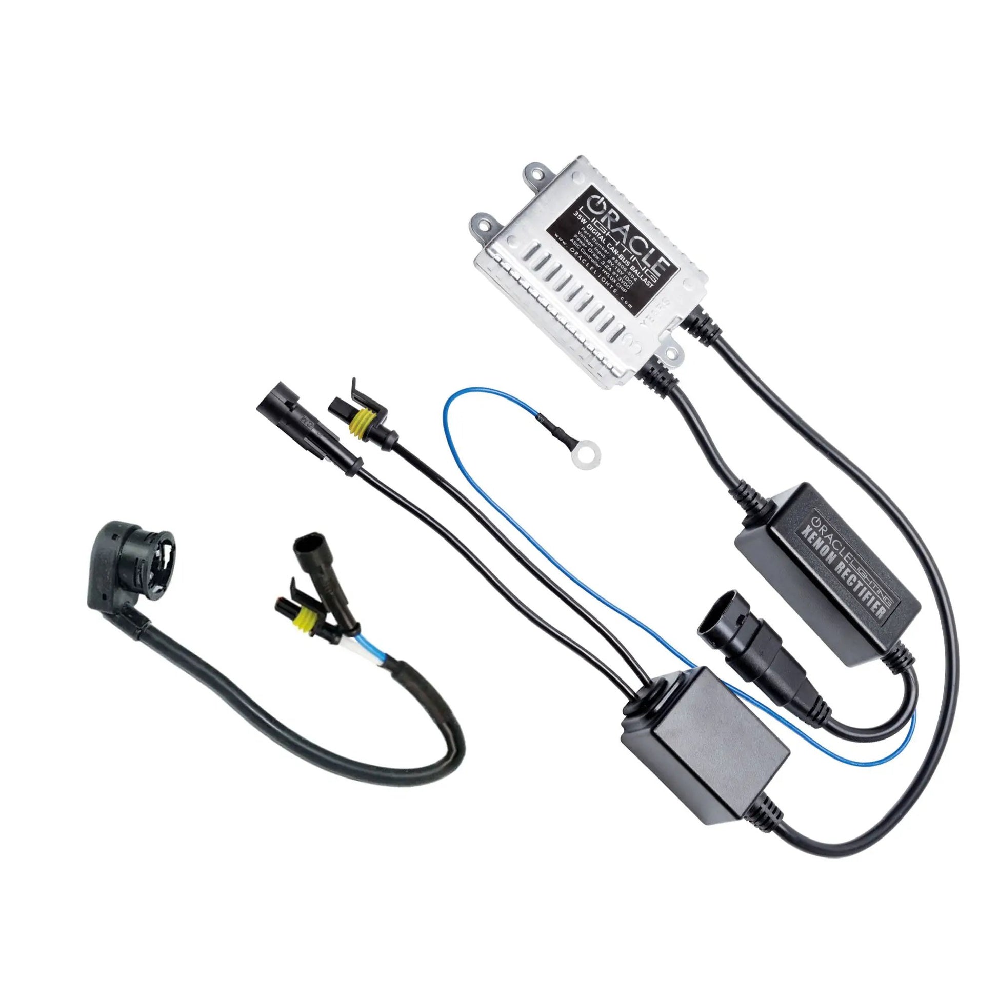 Oracle Lighting Plug & Play adapter to connect a D2S/D2R HID Bulb to our 35W CAN-BUS Ballast by Oracle Lighting