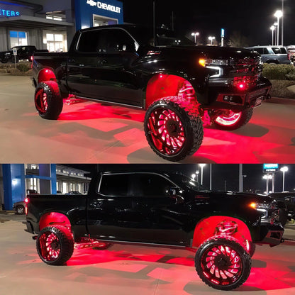 ORACLE Lighting Bluetooth + RF ColorSHIFT Underbody Wheel Well Rock Light Kit - 4 PCS by Oracle Lighting